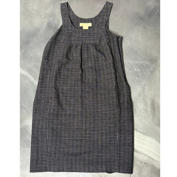 Michael Kors‎ Plaid Sleeveless Dress Pockets Lined Career Casual Size 6 - Picture 1 of 5